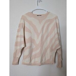 GOBI Mongolian Cashmere Sweater Womens Small Tan Crew Neck Classic Cozy Stretch